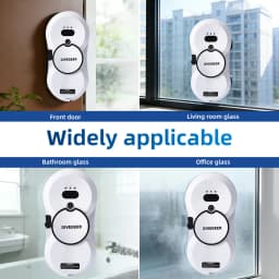 DIVEDEER Smart Water Spray Window Cleaning Robot High Suction Electric Window Cleaner Double-sided Glass Vacuum Cleaner