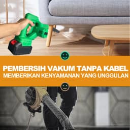 Tegatok Cordless Leaf Blower and Vacuum, 2 in 1 20V Cordless Leaf Blower with 4.0AH Battery, Fast Charger, 150CFM Lightweight M