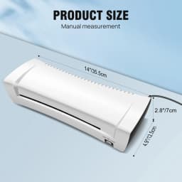 High-Speed A4 Laminator Machine, Max 230mm Width , Thermal Laminator Machine for Hot and Cold Settings with Anti-Jam