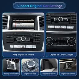12.3'' Multimedia Display For BenzML W166 GL X166 GLE GLS 2012-2018 Touch Screen Wireless Carplay Navigation Android Auto