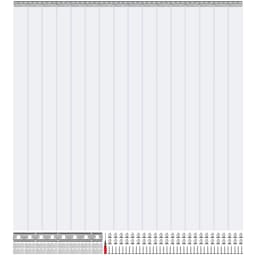 SucceBuy 96" x 96" Strip Curtain 0.08" Thickness Clear Smooth Plastic Door Strips PVC Curtains for Warehouses Walk in Freezers