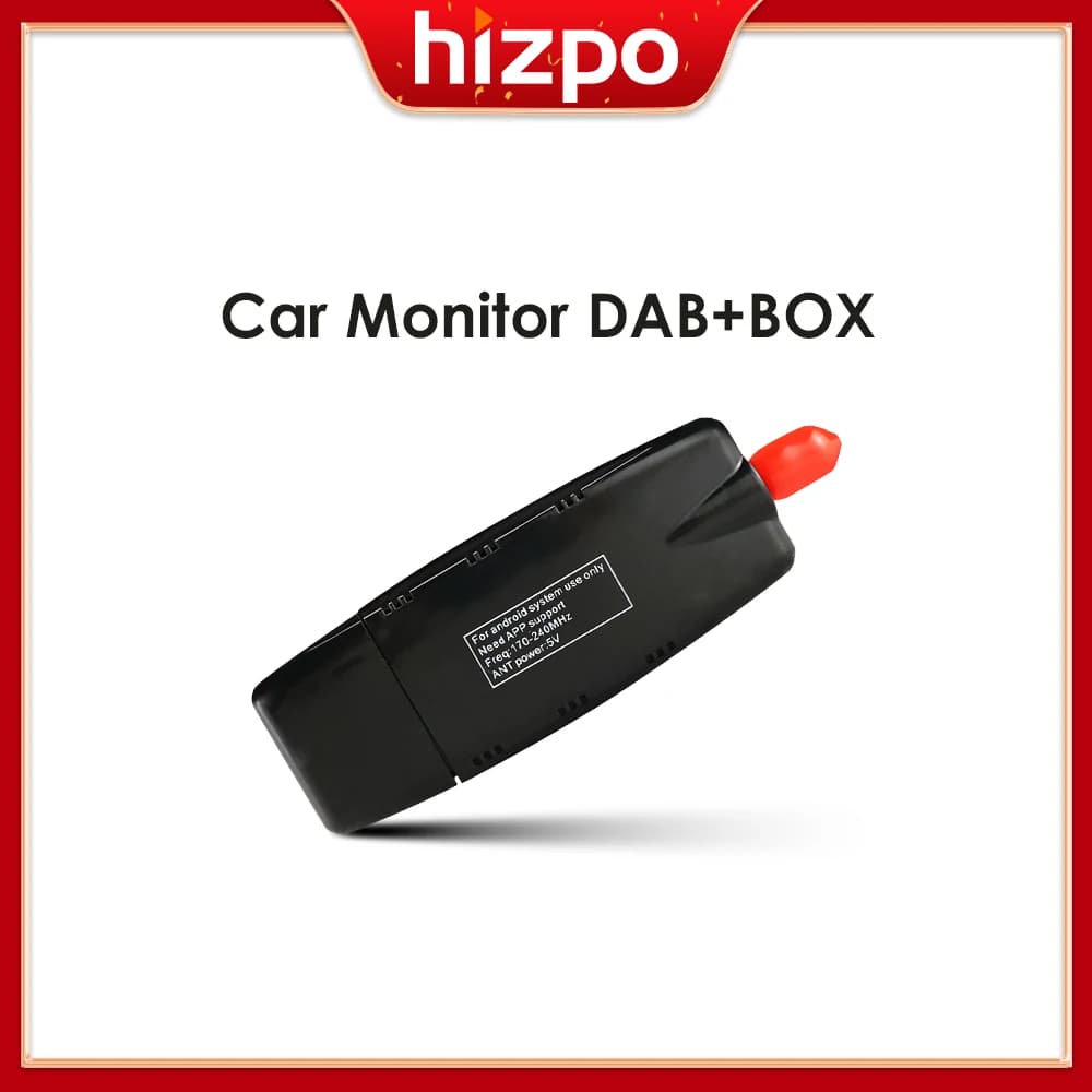 Hizpo Car Monitor DAB+BOX only fits for our store car Multimedia players which supports DAB+