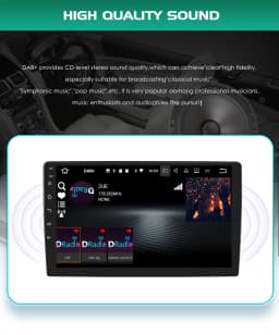 Hizpo Car Monitor DAB+BOX only fits for our store car Multimedia players which supports DAB+