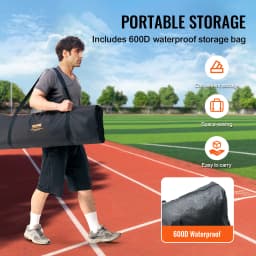 SucceBuy 7x4 ft I Screen Baseball for Batting Cage Baseball Softball Safety Screen Body Protector Portable Batting Screen