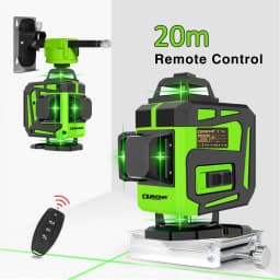 CLUBIONA 4D 16 lines Cross Line Laser Level Green Beam Line For Tiles Floor Multi function & Horizontal Vertical Self-Leveling