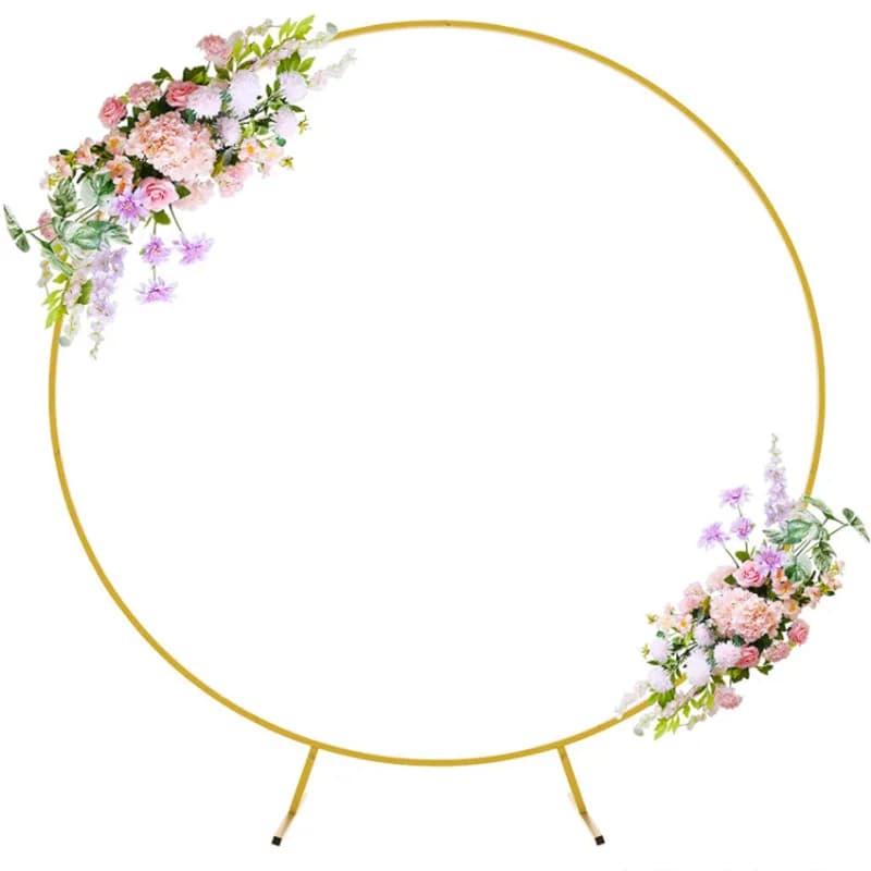 2M Metal Wedding Arche Circular Balloon Stand Party Decoration Backdrop Arch Birthday Party Balloon Arch Home Decoration