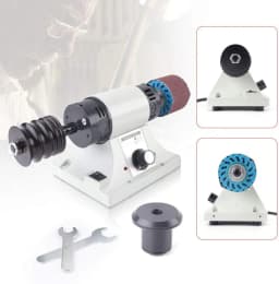 350W Leder Poliermaschine Lederprodukt Polieren Poliergerät 0-8000 U/min Einstellbar,Leather Polierer