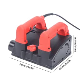 1200W Wall Planer Concrete Grinder Wall Grinder Wall Grinder Wall Mold Plaster Mate Electric Wall Planer 3000 rpm