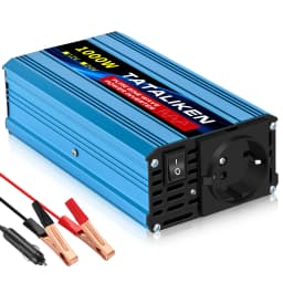 EU Socket Pure Sine Wave Inverter 1000W/300W/5000W/6000W DC 12V To AC 220V 50HZ Power Inverter Charger Converter Adapter