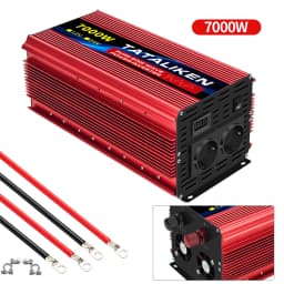 EU Socket Pure Sine Wave Inverter 1000W/300W/5000W/6000W DC 12V To AC 220V 50HZ Power Inverter Charger Converter Adapter