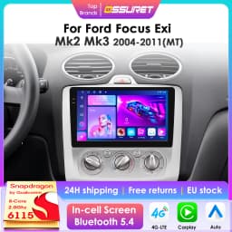 360Camera Android 13 Car Multimedia GPS Player Ford Focus Exi MT Mk2 MK3 2004-2011 Carplay 4G Intelligent Screen 2Din autoradio