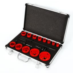 17 Pcs Hole Saw Kit Cutter Metal Wood DIY Tools Hss Bi-metal Hole Saw Blade Crown Saw Core Drilling Bit Hole Saw Drill Bit Kit