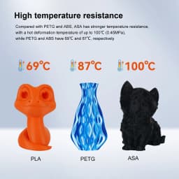 KEEPANG 1KG ASA 3D Printer Filament 1.75mm UV/Rain/Heat Resistant  Engineering Printing Material ASA Filament for 3D Printers