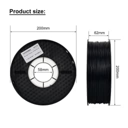 KEEPANG 1KG ASA 3D Printer Filament 1.75mm UV/Rain/Heat Resistant  Engineering Printing Material ASA Filament for 3D Printers