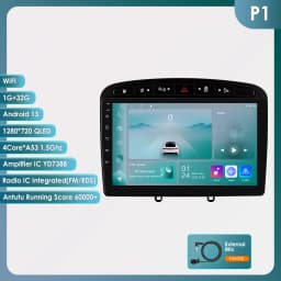 Hizpo Car Intelligent Systems For Peugeot 308 308SW 408 2012 - 2020 Raido CarPlay Android Auto No 2 din 2din DVD GPS Navigation