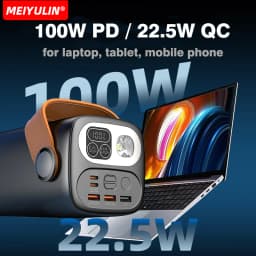 Large Capacity 60000mAh Power Bank For Laptop 100W Super Fast Charging Portable External Spare Battery For iPhone Xiaomi Outdoor
