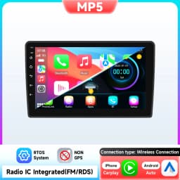 Hizpo 2Din 9-inch Android Car Radio for Audi A4 B8 B7 B6 S4 RS4 2000 - 2009 SEAT Exeo BT 4G DSP RDS CarPlay GPS Navigation 360CAM