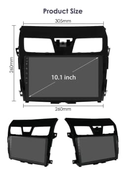 Hizpo 2Din 10.1inch Android13 Car Radio for Nissan ALTIMA TEANA 3 2013 - 2018 Navigation GPS RDS DSP BT 4G CarPlay Android Auto