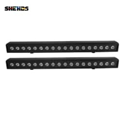 SHEHDS 1/2/4pcs LED 18x18W Wash Wall Floodlight DMX512 Flood Down Lighting for Dj Disco Wedding Christmas Lights Audience