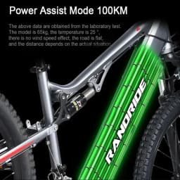 YG90 E-bike 1000W Motor 48V17AH Lithium Battery 27.5 inch All terrain Tire Electric Bicycle Hydraulic Brake Adult Electric Bike