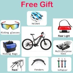 YG90 E-bike 1000W Motor 48V17AH Lithium Battery 27.5 inch All terrain Tire Electric Bicycle Hydraulic Brake Adult Electric Bike