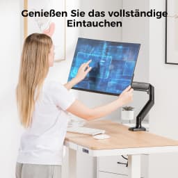 GTPLAYER Monitor Mount Mount Monitor Arm Monitor Holder For 13 To 32 Inch Screens Single Monitor Arm Stand Holds 2 ~ 10 kg