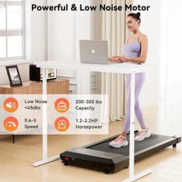 15.75 x 35.43 Inch Running Area Treadmill Pad Running Walking Under Desk Exercise Run Training Walking Treadmill