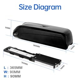 Ebike Battery Hailong 36V 48V 52V 15Ah 20Ah 24Ah 18650 21700 Electric Bike Batteria for 250W 350W 500W 750W 1000W Motor