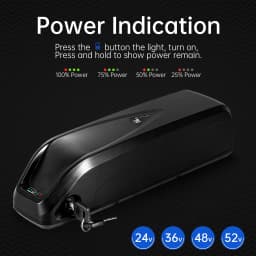 Ebike Battery Hailong 36V 48V 52V 15Ah 20Ah 24Ah 18650 21700 Electric Bike Batteria for 250W 350W 500W 750W 1000W Motor