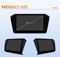 10.1" Hizpo CarPlay 2Din Android Auto Car Radio for VW Volkswagen Passat B8 2015 - 2020 GPS RDS DSP SWC 4G BT Snapdragon 6115