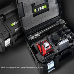 16Lines 4D Laser Level Green Line SelfLeveling 360 Horizontal And Vertical Control Green Beam Laser Levels 2PCS Battery