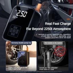 Portable Car Air Pump Wireless Intelligent Digital Display Tire Gases Machines Car Air Compressor Electric Tire Inflator Pump