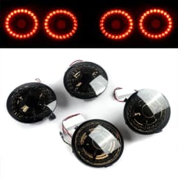 LED Brake Lamp Tail Lights Smoke lens For 2005-2013 Chevrolet Corvette C6 Coupe