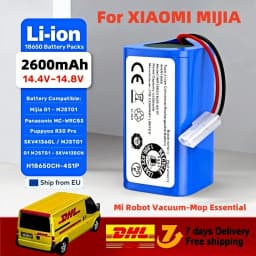 New 4S1P 14.4V 3500mAh Li-ion Battery Pack,For XIAOMI MIJIA Mi Robot Vacuum-Mop Essential G1 MJSTG1, SKV4136GL H18650CH R30 R35