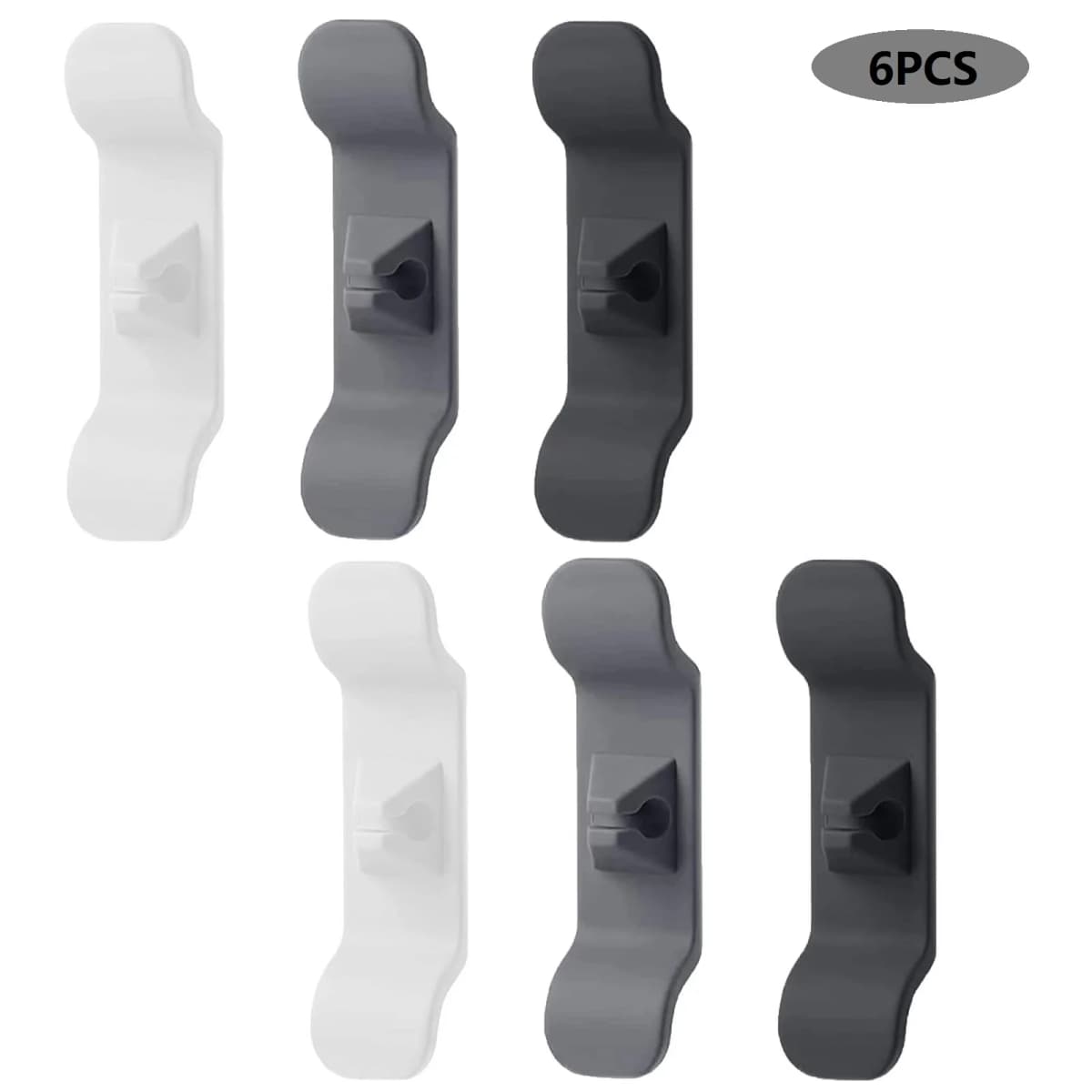 6pcs Flexible Cord Organizer Kitchen Appliances Hidden Wire Fixing Winder Cord Wrapper For Mixer Blender Coffee Maker