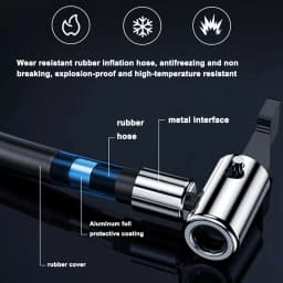 Multifunctional Cordless Car Tire Pump USB Rechargeable Digital Display Air Pump Tire Inflator Portable Air Compressor