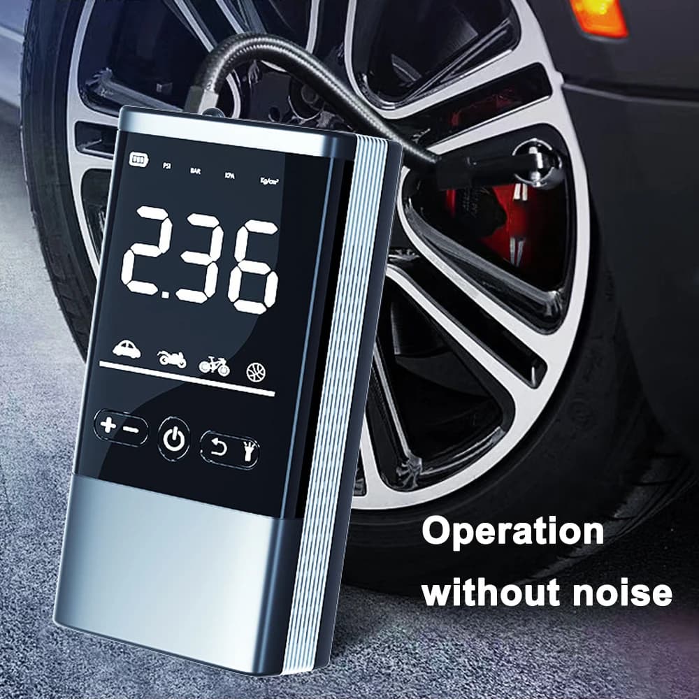 Multifunctional Cordless Car Tire Pump USB Rechargeable Digital Display Air Pump Tire Inflator Portable Air Compressor