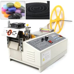280W Hot and Cold Tape Cutting Machine Digital Belt Cutter Cutting Width 110mm For Leather Plastic Nylon Webbing 110V /220V