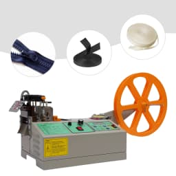 280W Hot and Cold Tape Cutting Machine Digital Belt Cutter Cutting Width 110mm For Leather Plastic Nylon Webbing 110V /220V