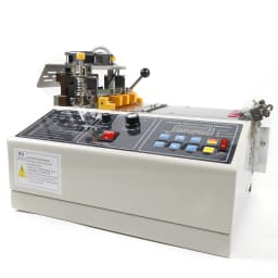 280W Hot and Cold Tape Cutting Machine Digital Belt Cutter Cutting Width 110mm For Leather Plastic Nylon Webbing 110V /220V