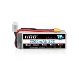 1/2PCS HRB 3S Lipo Battery 11.1v 2200mah RC battery 30C with XT60 connector for RC 1/16 1/12 Car Truck Drone Airplane 105*34*24