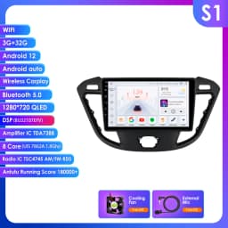 9" Hizpo Wirless CarPlay Android Auto Car Radio for Ford Transit Tourneo Custom 2013 - 2021 Multimedia Navi GPS BT 4G RDS DSP