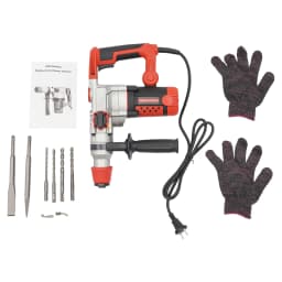 CNCEST 2200W Electric Hammer Impact Drilling Box SDS+Electric Hammer Pole Hammer for Drilling, Slotting, & Breaking Wall& Floor