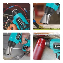 NEWBENY 500℃ Electric Hot Air Gun 2000W Heat Gun Cordless Rechargeable Industrial Home Welding Tools For Makita Battery Pin