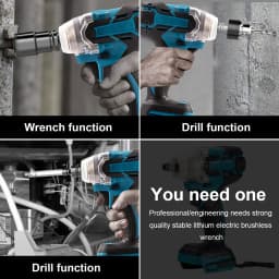 520N.m Cordless Electric Impact French Brushless Electric band Hand draw pocket Power Tool For Construction Maintenance Sites