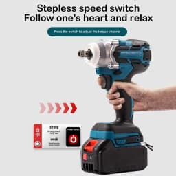 520N.m Cordless Electric Impact French Brushless Electric band Hand draw pocket Power Tool For Construction Maintenance Sites