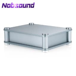 Nobsound Rounded-corner Aluminum Enclosure Preamp Cabinet Power Metal Case 220×280×87mm