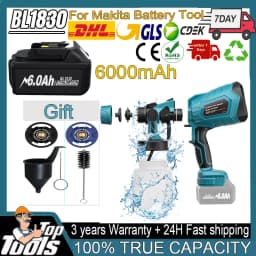 Paint Sprayer Electronic Gun For Makita 18V Battery Used For Car Vehicle Wall Housing DIY Tools Compatible Makita BL1830 Battery