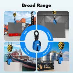 2 Ton High-Quality Alloy Steel Plate Lifting Clamp Jaw Opening Clamp for Lifting And Transporting Heavy Duty 4409.25 LBS Capacity