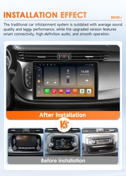 9" Hizpo 2Din CarPlay Android Auto Car Radio for Alfa Romeo Giulietta 2015 -2018 Snapdragon 6115 RDS DSP 4G BT GPS Navi 360°CAM